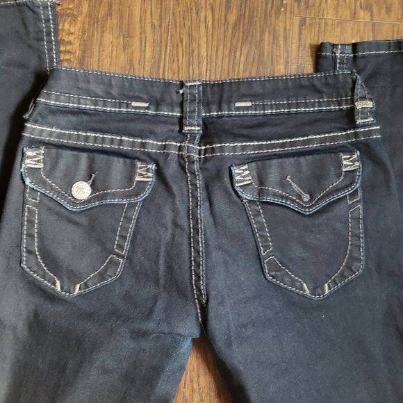 MEK Jeans men 27-34 Harbin cigarette Jeans dark blue skinny jeans Tab Stitched - Picture 7 of 12